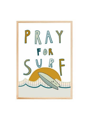 Pray for Surf - A4